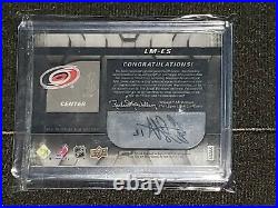 09/10 Ud Black Eric Staal Autographed Signed Lustrous Materials 1/1 1 Of 1