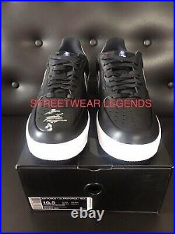10.5 Rob Gronkowski Autographed Nike Patriots Air Force Ones Shoes Retirement