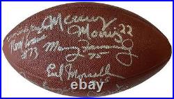 1972 Dolphins Greats Autographed Wilson Football