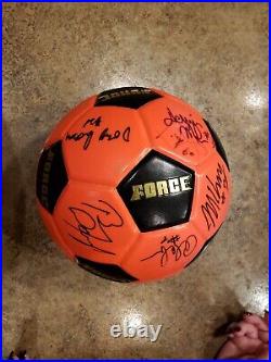 1987-88 Vintage CLEVELAND FORCE Team Autographed MISL Soccer Ball- 25 signatures