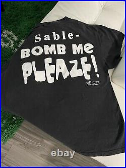 1998 Sable Vintage Tee Shirt 38 Special WWF Diva XL Sable Bomb Wrestling