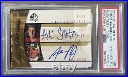 2005 AARON RODGERS Sp Authentic Sign of Times Dual Auto Rookie Rc #/50 PSA 8.5