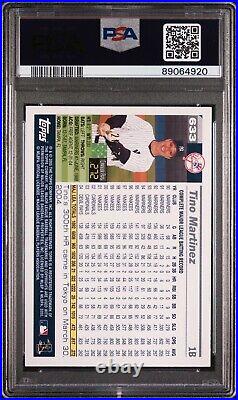 2005 Topps Black #633 Tino Martinez /54 Autographed Card 1/1