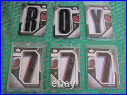 2006/07 Brandon Roy Upper Deck Black Auto 6 Card set 1/1 auto One Of a Kind Set