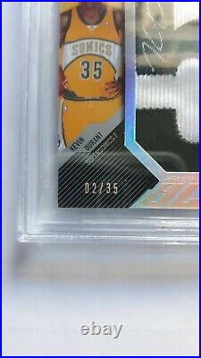 2007 Kevin Durant Black Jersey Patch Auto Rookie Bgs (only 35 Made) (read)