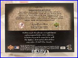 2007 Upper Deck Premier Derek Jeter Insignias Auto Autographs # 5/50 Yankees HOF