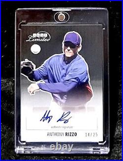 2011 Just Limited 14/25 Anthony Rizzo Black Rookie Signatures Autographed