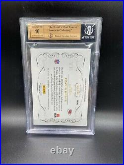 2013 National Treasures Travis Kelce Black RPA /25 BGS 9.5 with 10 auto