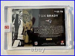 2015 Panini Black Gold Tom Brady GAME WORN Jersey /5 Gold Ink AUTO SUPER RARE