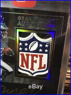 2016 Black Gold Wendell Smallwood RC ROOKIE Auto NFL Shield 1/1 Amazing