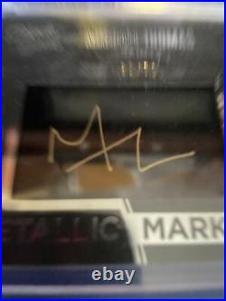 2016 Michael Thomas Black Gold Metallic Marks RC Gold Ink AUTO. 39/50. Saints