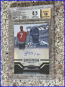 2016 Panini Certified Gridiron Auto JACOBY BRISSETT 1/1 Rookie Browns BGS 8.5