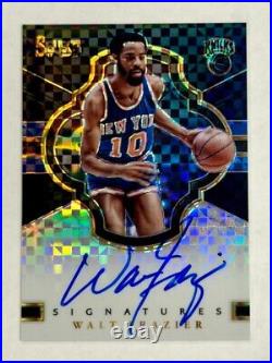 2017/18 Panini Select Walt Frazier Black Finite Prizm Auto #1/1 SSP Knicks