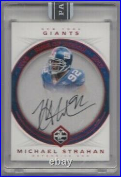 2017 Panini Limited Michael Strahan Ring Of Honor Black Box 1/1 Auto Autograph