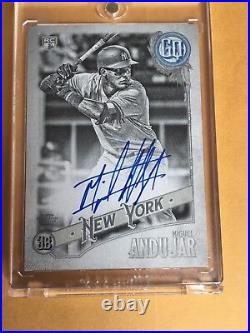 2018 Topps Gypsy Queen Rookie Autograph Black White Miguel Andujar AUTO RC 43/50