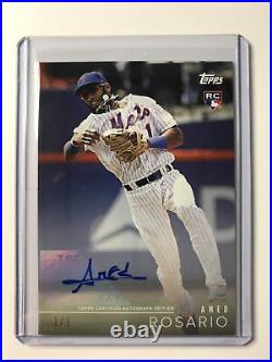 2018 Topps On-Demand Set #5 Black & White Amed Rosario (RC) 1/1 FULL COLOR AUTO