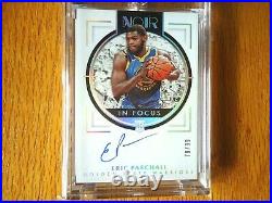 2019-20 Noir Rookie On Card Auto Eric Paschall Golden State Warriors In Focus If