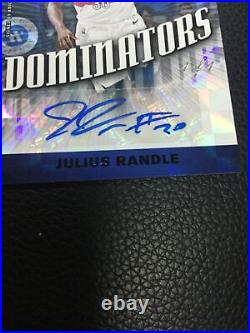 2019-20 Panini Donruss Julius Randle Dominators Auto Black 1/1 Autograph Knicks