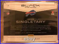 2019 Black Devin Singletary Patch Auto 05/10