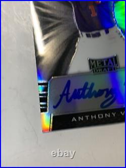 2019 Leaf Metal Draft Anthony Volpe BA AV2 Black 6 of 15 Autograph Baseball card