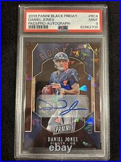 2019 Panini Black Friday Daniel Jones Rookies RC Auto /10 PSA 9