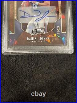 2019 Panini Black Friday Daniel Jones Rookies RC Auto /10 PSA 9