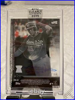 2019 Topps Clearly Authentic JUAN SOTO Auto /75 Black Rookie Cup