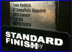 2019 Tyler Reddick #2 Autographed Megadeth / GimmieRadio 1/24 RARE! 1 of 354