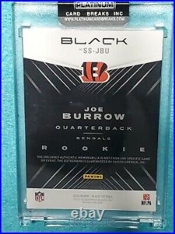 2020 Black Football Joe Burrow Rookie Autograph Sizeable Materials 20 of 25