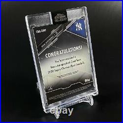 2020 Don Mattingly Topps Chrome Black Autograph New York Yankees ON CARD AUTO
