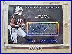 2020 Henry Ruggs Panini Black Rookie Autograph Jersey/Patch RC Auto /25 MINT