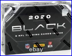 2020 Panini Black Football Hobby Box Blowout Cards