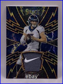 2020 Panini Select Sparks Black Prizm 1/1 Drew Lock Nike Tag Patch SP SSP GIANTS