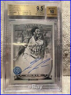 2020 Topps Gypsy Queen Ronald Acuna Jr Auto Black And White /50 BGS 9.5 Gem Mint