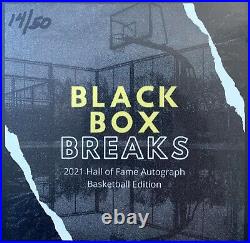2021 BLACK BOX BREAKS Hall Of Fame Autograph Basketball Edition KOBE AUTO