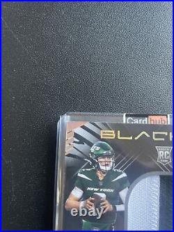 2021 Black Panini Zach Wilson RPA 3 Color Patch 4 /10 New York Jets Rookie Auto