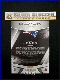 2021 Mac Jones Panini Black Jersey Auto /99! New England Patriots