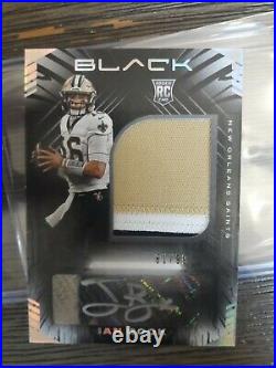 2021 Panini Black Ian Book AUTO RC Jersey Patch /99 New Orleans Saints RPA