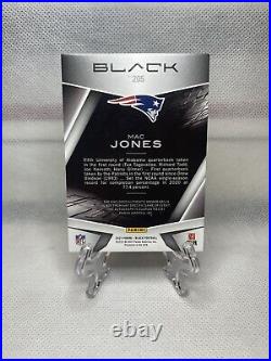 2021 Panini Black Mac Jones 19/75 3 Color Patch Withstitching Silver #205 RPA