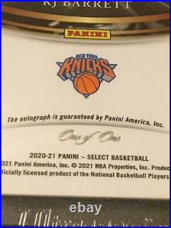 2021 Select Basketball RJ Barrett 1/1 Black Prism SG-RJB New York Knicks (OFFER)