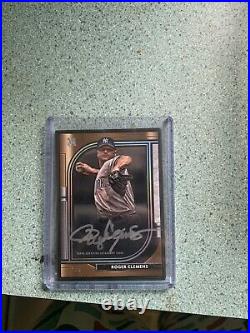 2021 Topps Museum #2/5 Silver Auto Black Border Roger Clemens New York Yankees
