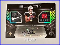 2022 Panini Black CHRIS OLAVE One of One RPA Auto New Orleans SAINTS #1/1