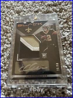 2022 Panini Black Rookie Patch Autographs Copper #213 Chris Olave 25/50