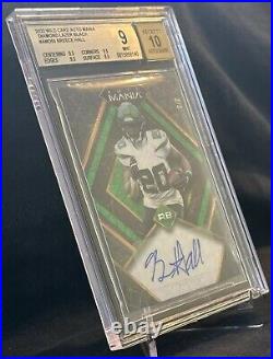 2022 Wild Card Auto Mania Autograph BREECE HALL #2/2 BGS 9-JETS-BGS 10 Auto