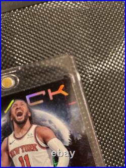 2023-24 Panini Black Dead of Night Holo Gold #DON-JB Jalen Brunson /3 (AU)