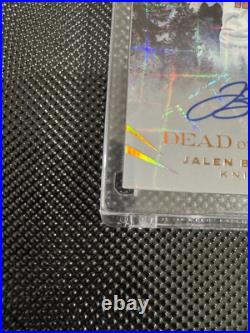 2023-24 Panini Black Dead of Night Holo Gold #DON-JB Jalen Brunson /3 (AU)