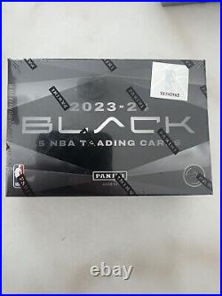 2023-24 Panini Black Nba Basketball Hobby Box Sealed, One Autograph, 2 Parallels