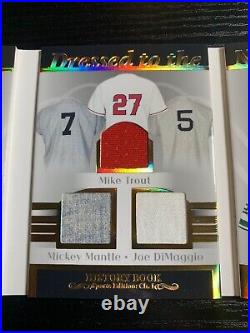 2023 Leaf History Book 1/1 Dressed To The Nines- Trout, Kobe, Mantle- Booklet