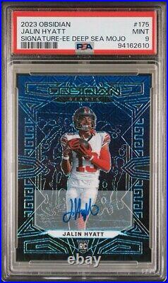 2023 Obsidian Jalin Hyatt AUTO 1/5 Electric Etch Deep Sea Mojo PSA 9 RC SSP