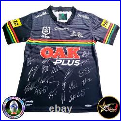 2023 Penrith Panthers Signed Jersey Nat Cleary Autographed Jersey PREMIERSHIP